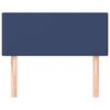 vidaXL T&ecirc;te de lit Bleu 80x5x78/88 cm Tissu