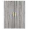 vidaXL Armoire murale sonoma gris 69,5x34x90 cm