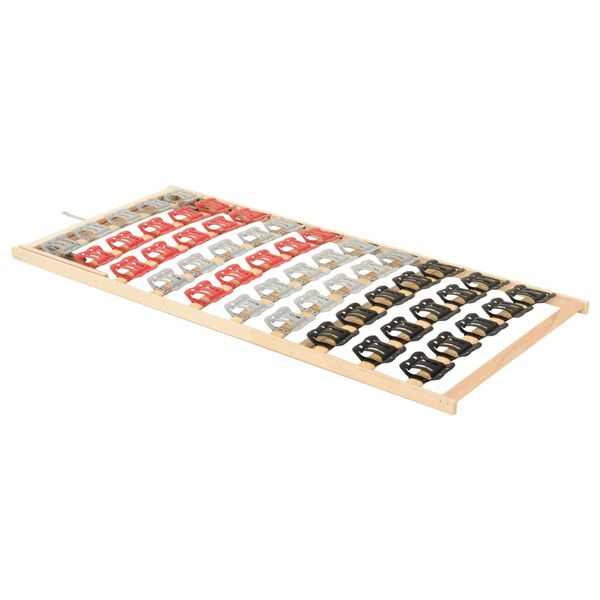 vidaXL Cadre de lit 12 lattes t&ecirc;te de lit r&eacute;glable 120x200 cm
