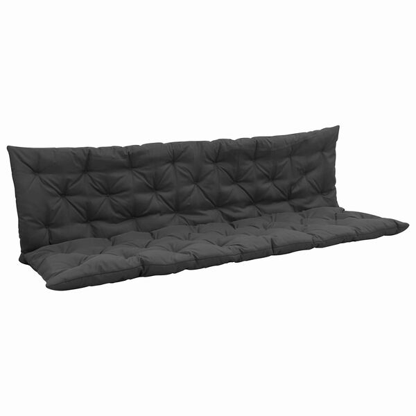 vidaXL Coussin de Chaise Balan&ccedil;oire Anthracite 200 x 49 x 6 cm