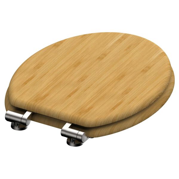 SCH&Uuml;TTE Si&egrave;ge de toilette avec fermeture en douceur NATURAL BAMBOO