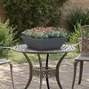 vidaXL Cache-pot de jardin Anthracite 50 x 50 x 15 cm