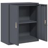 vidaXL Armoire de rangement Anthracite 80 x 40 x 90 cm Acier