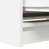 vidaXL Meuble TV blanc 80x35x54 cm bois d'ing&eacute;nierie