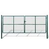 vidaXL Portail de jardin en maille 400x150 cm