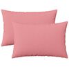 vidaXL Coussin avec oreiller HEERLEN 2 pc Rose Tissu