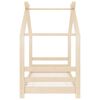 vidaXL Cadre de lit d'enfant Bois de pin massif 70x140 cm
