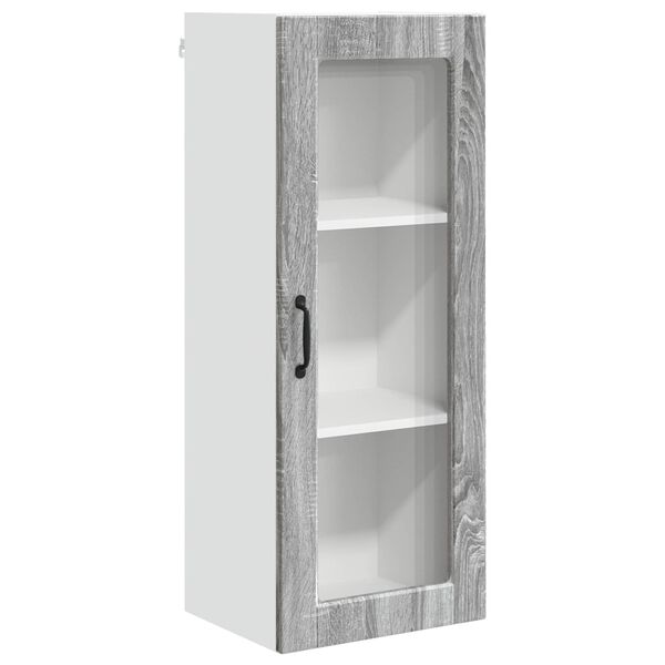 vidaXL Armoire de cuisine avec &eacute;tag&egrave;re Gris Sonoma 40 x 31 x 100 cm