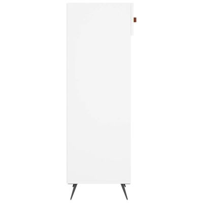 vidaXL Armoire à chaussures blanc 30x35x105 cm bois d'ingénierie