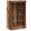 vidaXL Buffet LED Bois ancien 60,5 x 37 x 100 cm Bois d'ing&eacute;nierie