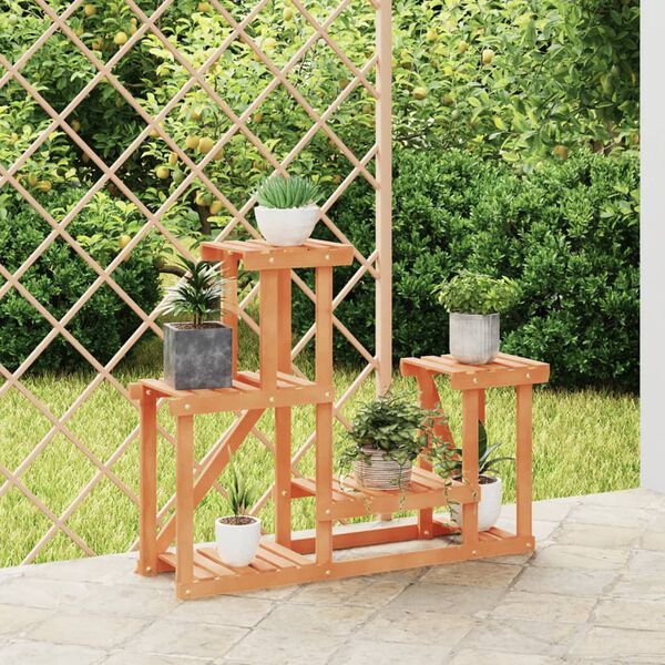 vidaXL Support &agrave; fleurs 90x25x73,5 cm bois massif de sapin