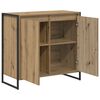vidaXL Meuble d'appoint Ch&ecirc;ne artisan 79 x 36 x 75 cm