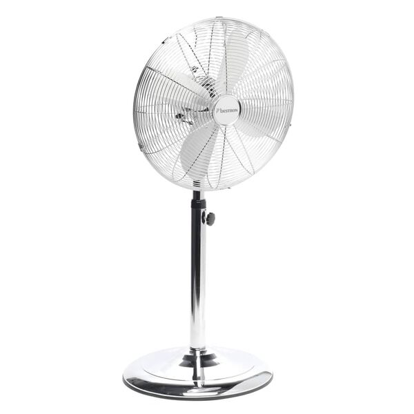 Ventilateur sur pied chrom&eacute; 45 cm 50 W Bestron DFS45S