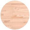 vidaXL Dessus de table &Oslash;30x2,5 cm rond bois massif de h&ecirc;tre