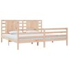 vidaXL Cadre de lit sans matelas 200x200 cm bois massif de pin