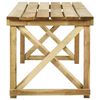 vidaXL Table de jardin 200x79x75 cm Bois de pin impr&eacute;gn&eacute;