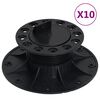 vidaXL Pieds de terrasse r&eacute;glables 10 pcs 60-88 mm