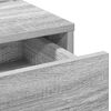 vidaXL Table de Toilette avec tiroir Gris Sonoma 50 x 41 x 135 cm