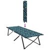 vidaXL Lit de camping pliant Feuille 2 pcs Foret 206 x 76 x 74 cm