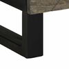 vidaXL Table basse noir 80x50x40 cm bois massif de manguier