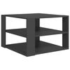 vidaXL Table basse gris 60x60x40 cm bois d'ing&eacute;nierie