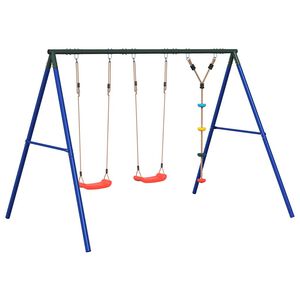 vidaXL Ensemble balan&ccedil;oire d'ext&eacute;rieur balan&ccedil;oires et corde &agrave; disque