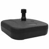 vidaXL Pied de parasol Noir 45 x 45 x 29,5 cm