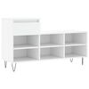 vidaXL Armoire &agrave; chaussures Blanc 102x36x60 cm Bois d'ing&eacute;nierie