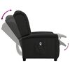 vidaXL Fauteuil inclinable &eacute;lectrique Noir Tissu