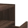 vidaXL Tables de chevet murales 2 pcs ch&ecirc;ne marron 45x30x35 cm