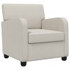 vidaXL Fauteuil Avoine Velours
