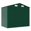vidaXL Abri de jardin Vert 205x129x183 cm Acier galvanisé