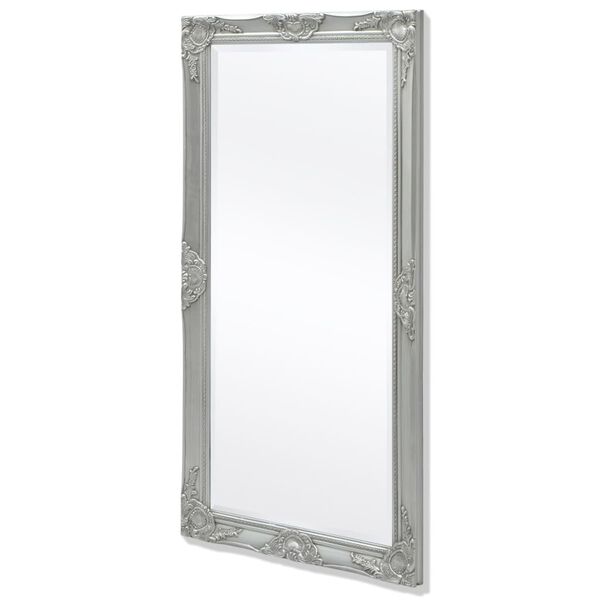 vidaXL Miroir mural style baroque 120x60 cm Argent&eacute;