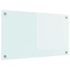 vidaXL Protection de cuisine Blanc 70 x 40 cm verre trempé