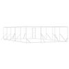vidaXL Chenil d'ext&eacute;rieur pour chiens argent&eacute; 6x10x2 m acier galvanis&eacute;