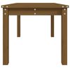 vidaXL Table de jardin marron miel 82,5x50,5x45 cm bois massif de pin