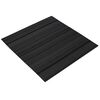 vidaXL Carreau de tapis Rayures Gris Clair 50 x 50 cm 36 pc