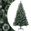 vidaXL Sapin de No&euml;l artificiel 120 cm PVC et m&eacute;tal Vert