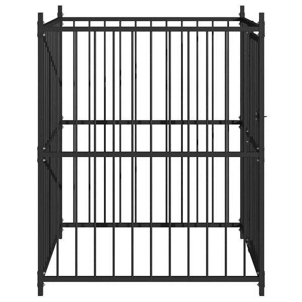 vidaXL Chenil ext&eacute;rieur pour chiens 120 x 120 x 150 cm