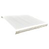 vidaXL Tissu de remplacement pour auvent couleur cr&egrave;me 450x300 cm polyester