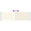 vidaXL Auvent lat&eacute;ral r&eacute;tractable de patio 180x600 cm Cr&egrave;me
