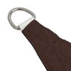 vidaXL Voile de parasol Tissu Oxford trapèze 2/4x3 m Marron