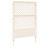 vidaXL Trellis avec pique Blanc 99 x 6 x 165 cm PP