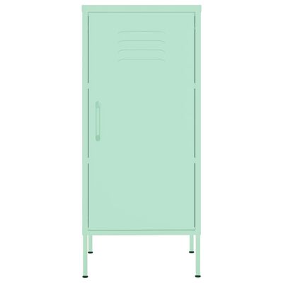 vidaXL Armoire de rangement Vert menthe 42,5x35x101,5 cm Acier