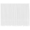 vidaXL Rideau en Dentelle Floral Blanc 245 x 500 cm Polyester