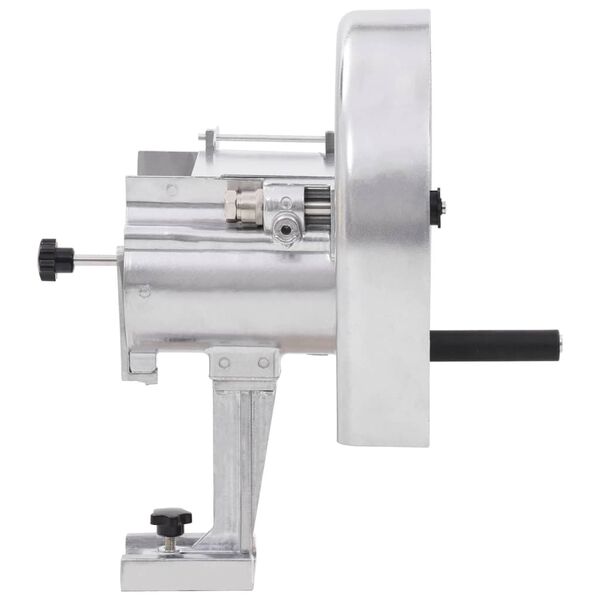 vidaXL Coupe-l&eacute;gumes manuel Argent&eacute; 22x44,5 cm Aluminium