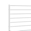 vidaXL Cadre de lit métal sans matelas et tête de lit blanc 120x190 cm