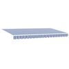 vidaXL Auvent r&eacute;tractable Bleu 350 x 200 cm tissu