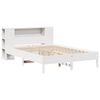 vidaXL Lit biblioth&egrave;que sans matelas blanc 140x190 cm bois pin massif