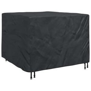vidaXL Housse pour meubles Noir 125 x 125 x 74 cm Tissu Oxford 210D